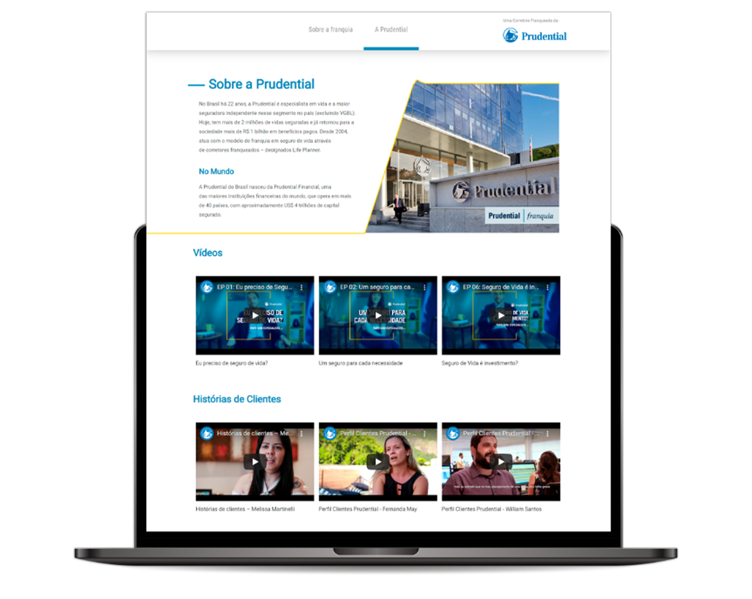Versão mobile da plataforma